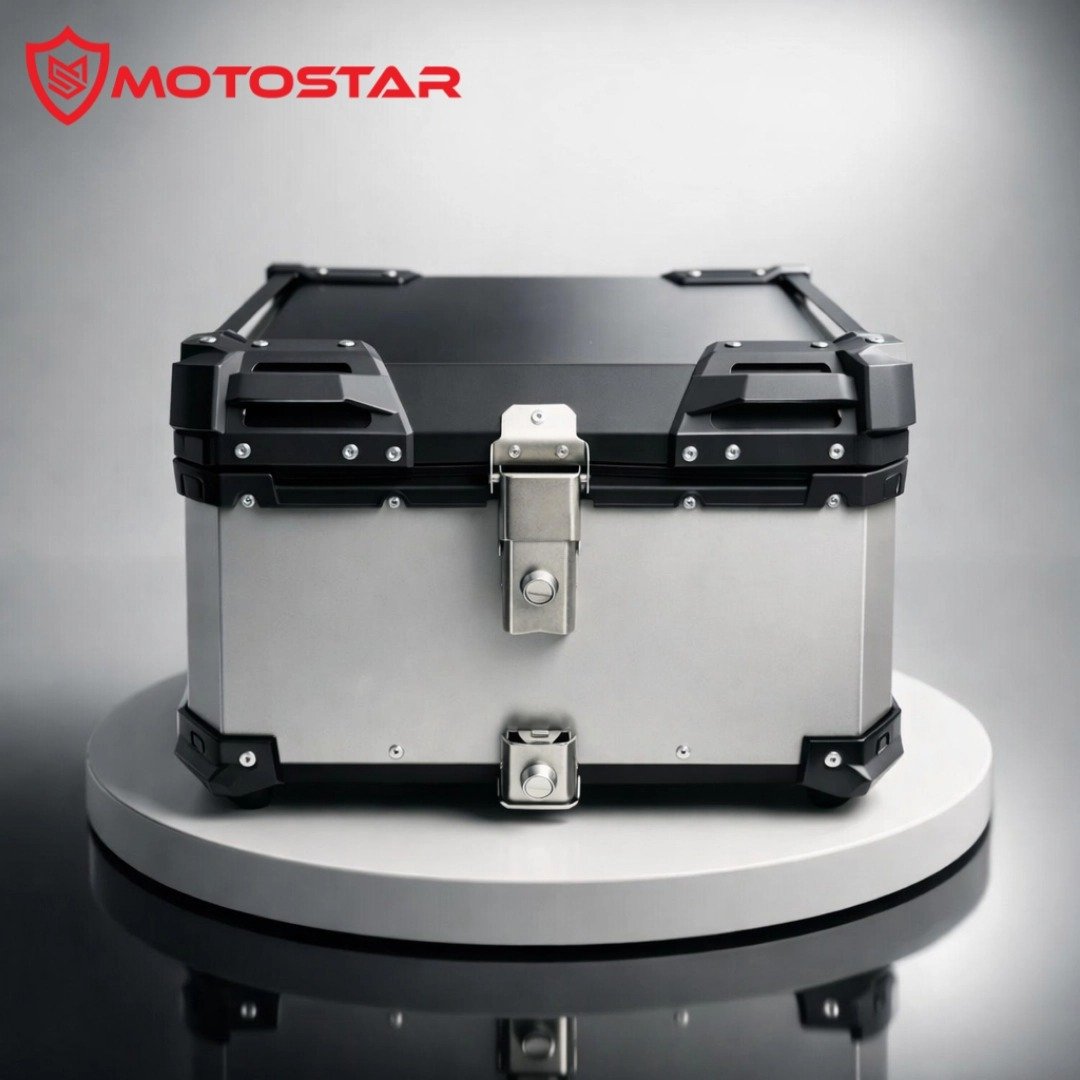 Aluminum Double Sheet Motorcycle Rear Top Box